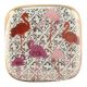 Baby Pink With Red Flamingo Square Ceramic Wine Stopper